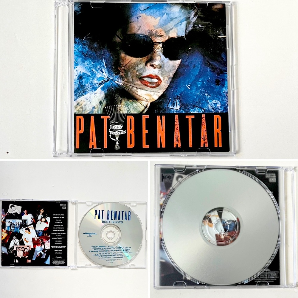 Pat Benatar "Best Shots" Compilation , Audio CD, 1989, Chrysalis, Pre-Owned